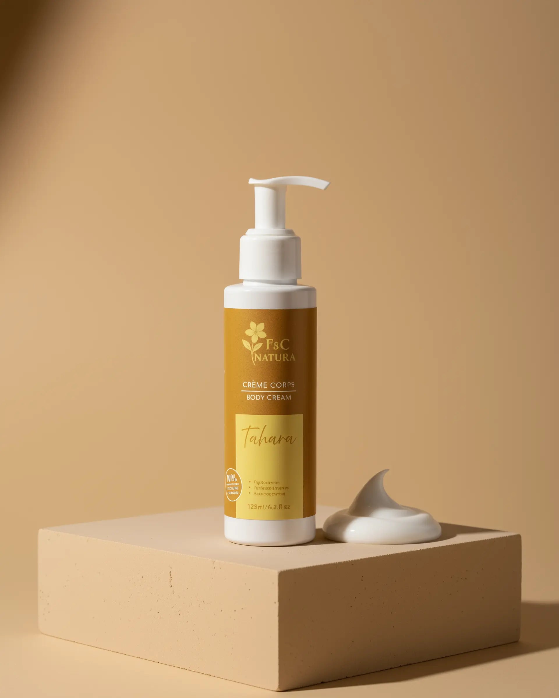 Crème Corps Hydratante Tahara F&C Natura – soin naturel pour peau douce, hydratée et raffermie